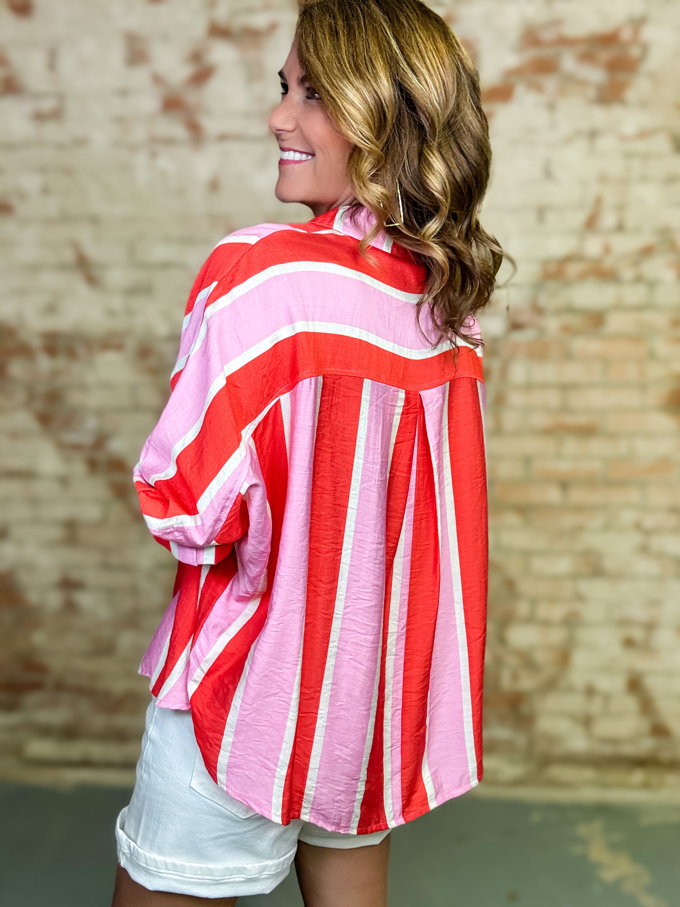 Rissa Striped Top