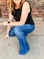 Vervet Black Label High Rise Flare Denim