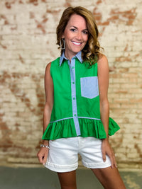 Katie Ruffle Top