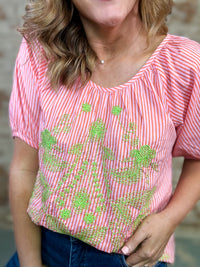 Ivy Jane Saphielle Embroidered Top