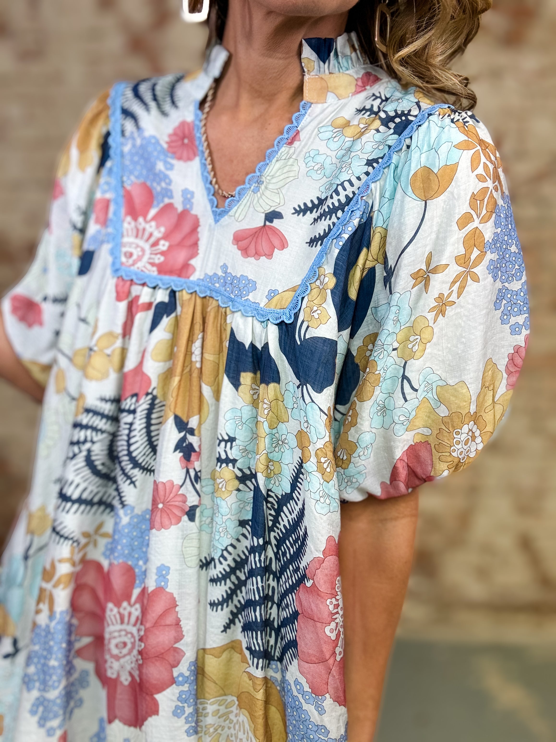 Ophira Floral Babydoll Dress