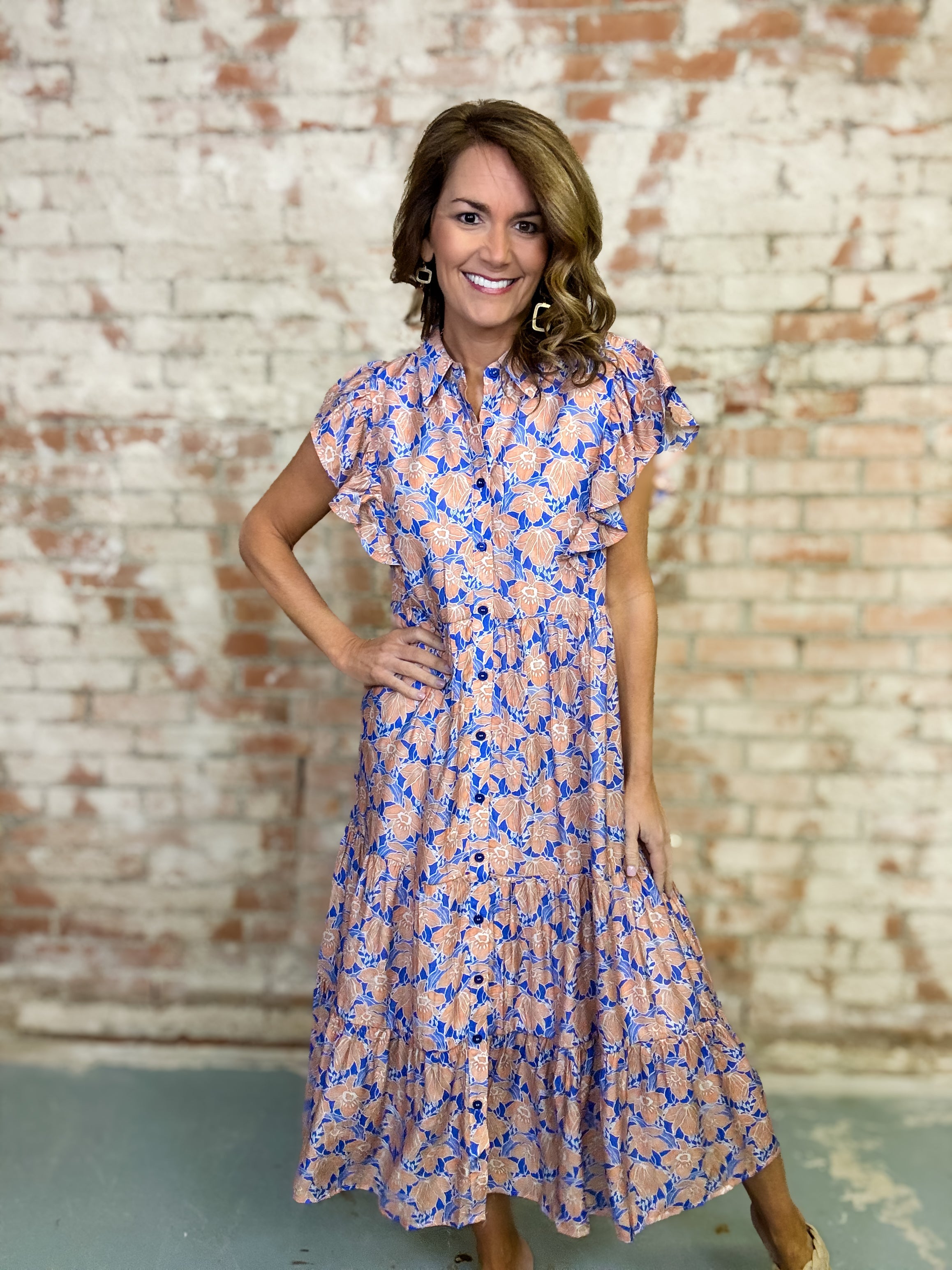 Blaire Floral Midi Dress