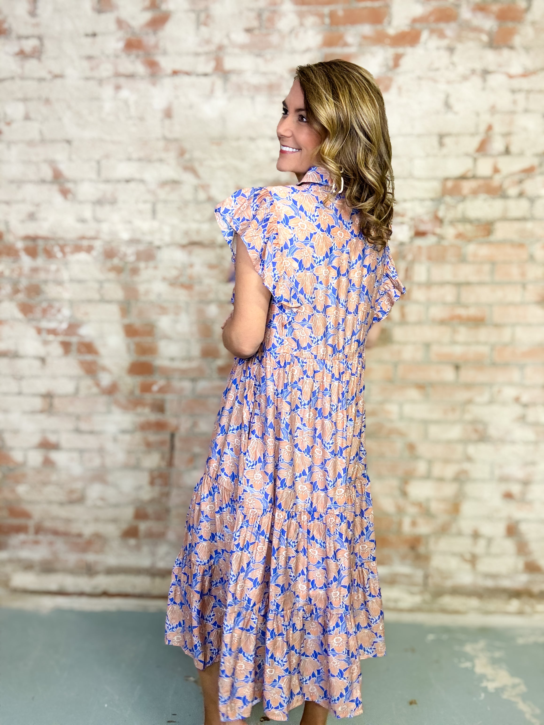 Blaire Floral Midi Dress