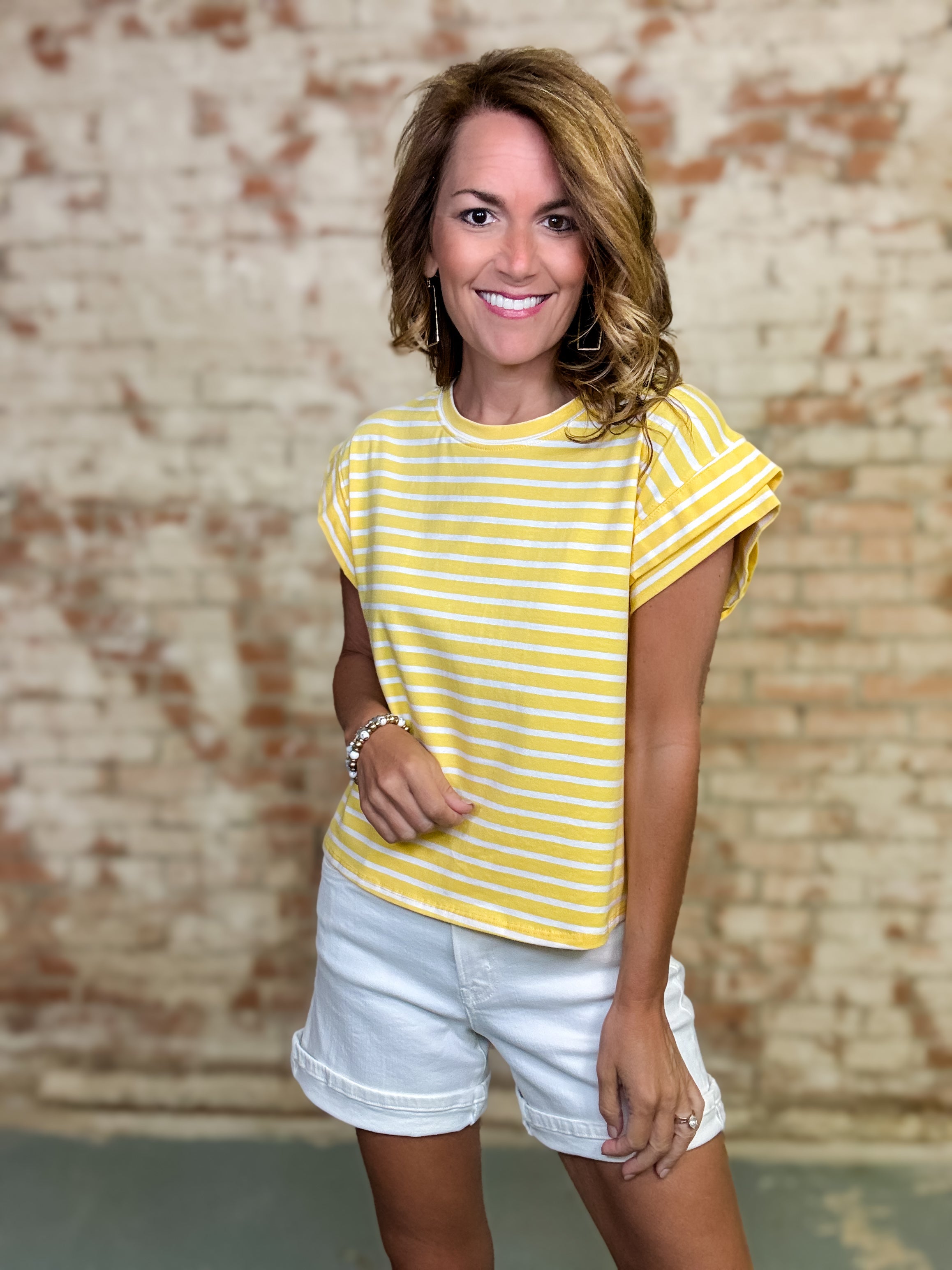 Lori Casual Stripe Top