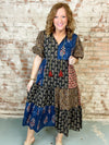 THML Boho Patchwork Dress