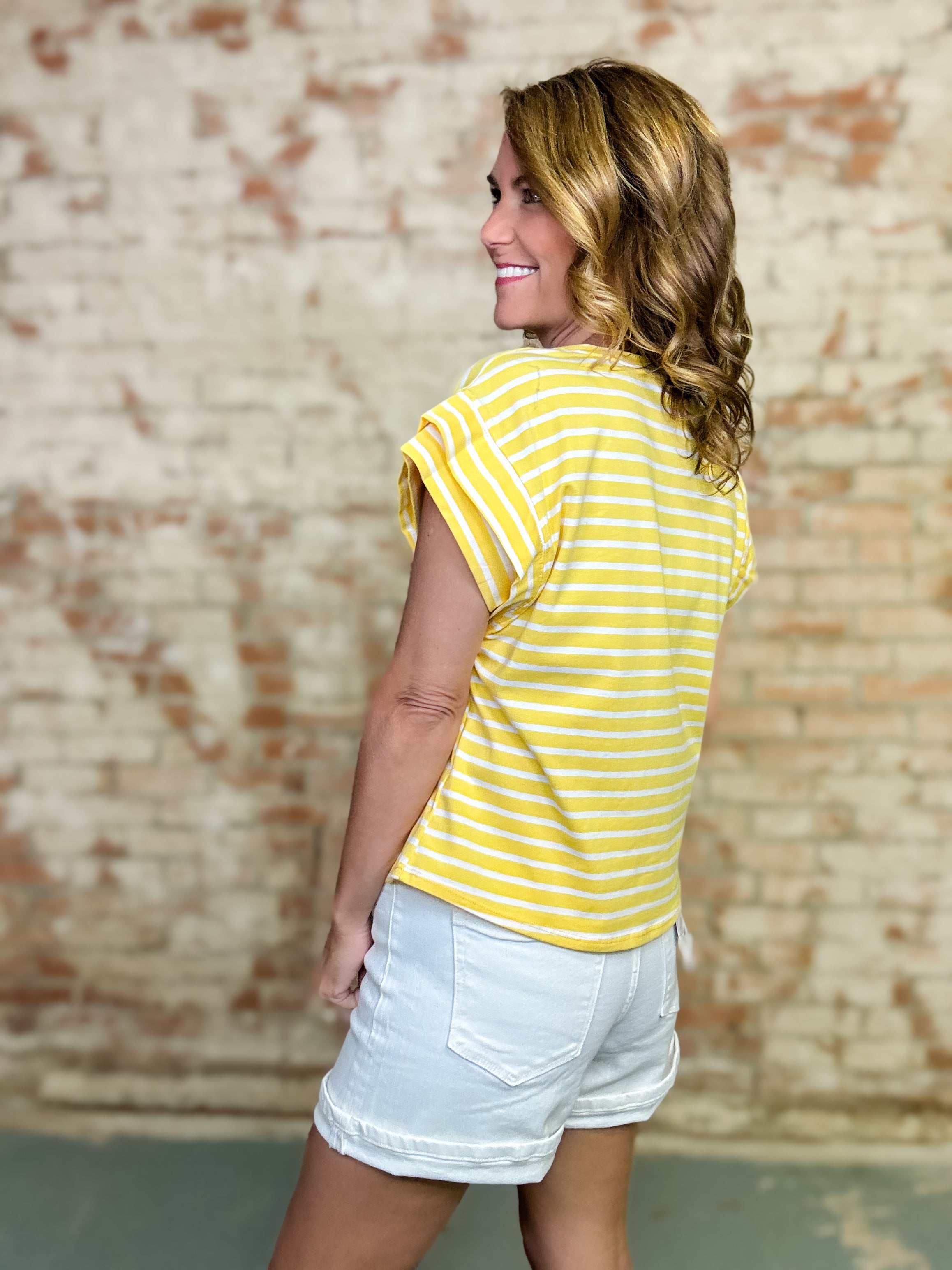 Lori Casual Stripe Top