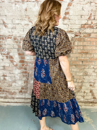 THML Boho Patchwork Dress