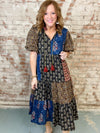 THML Boho Patchwork Dress