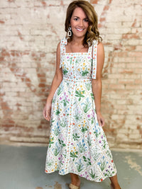 Kenedie Floral Midi Dress