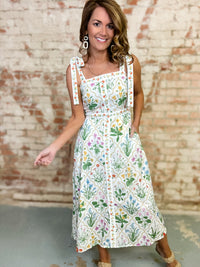 Kenedie Floral Midi Dress