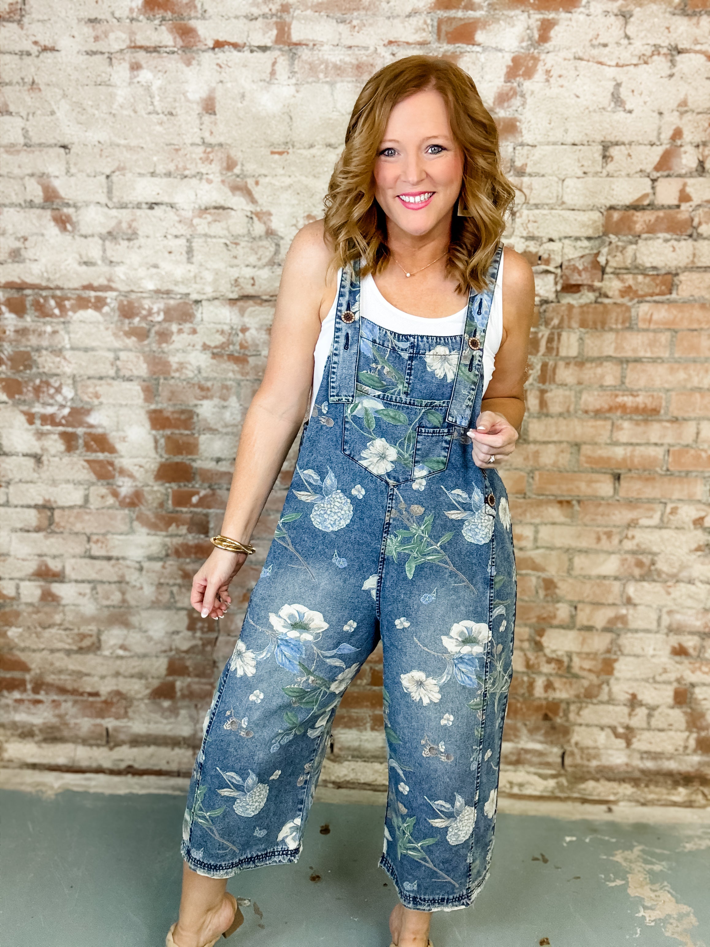 Jaiden Floral Overalls