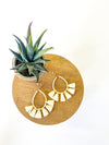 Fallon Raffia Teardrop Earring