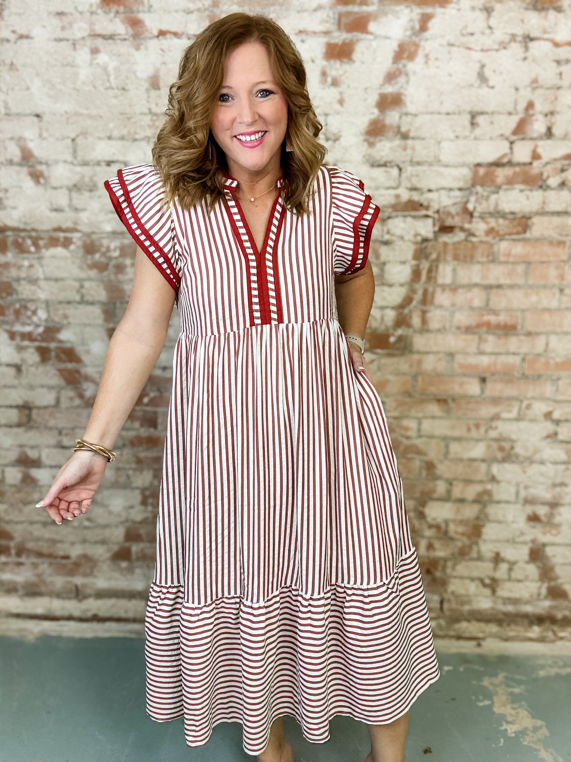 Waite Stripe Dress