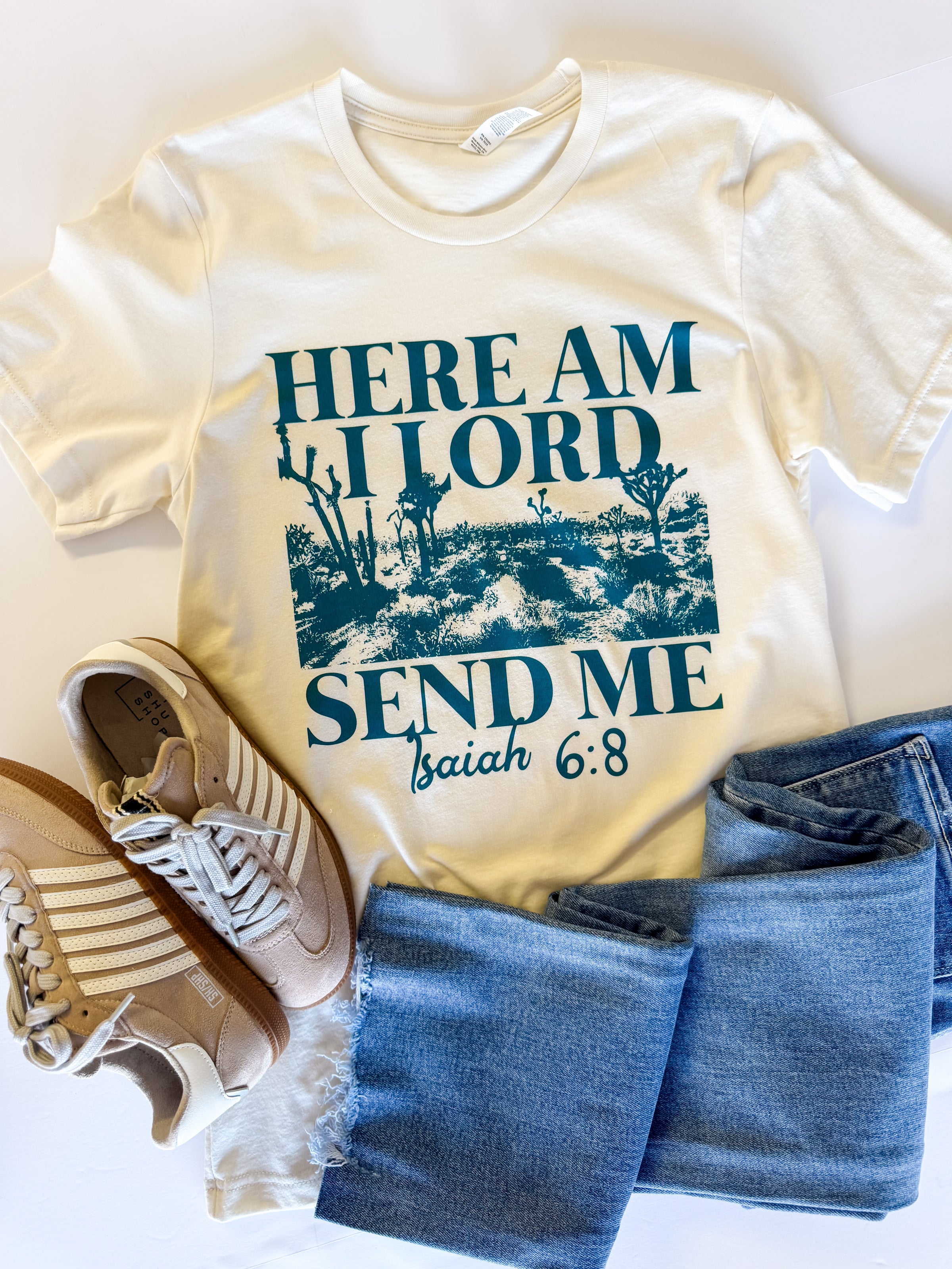 Here Am I Lord T-shirt