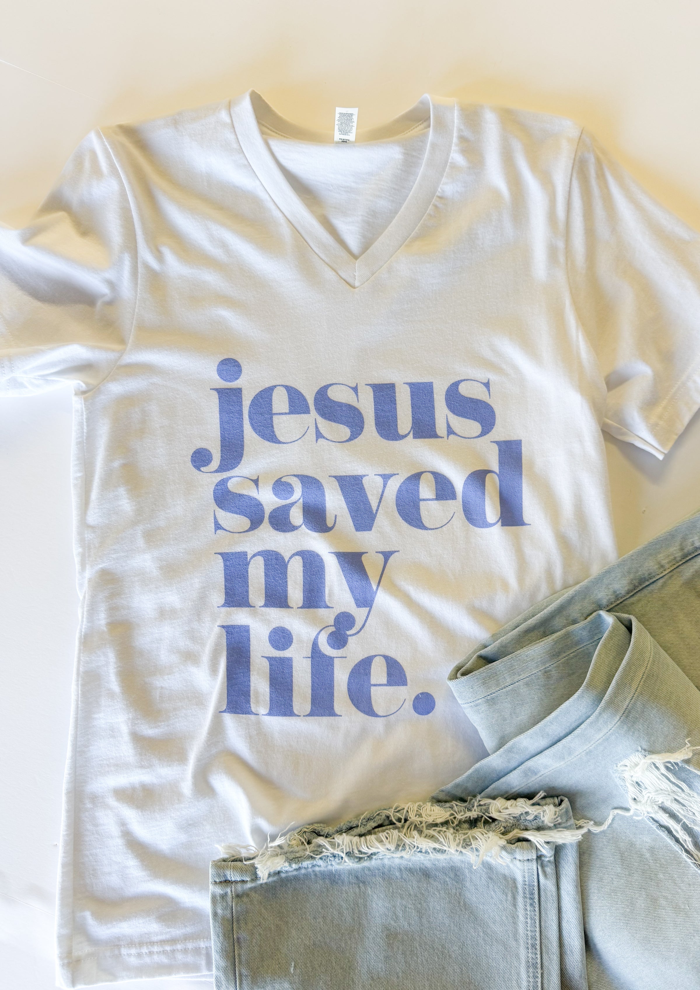 Jesus Saved My Life Tee
