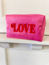 "Love" Cosmetic Pouch