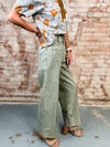 Olive Wide Leg Pants