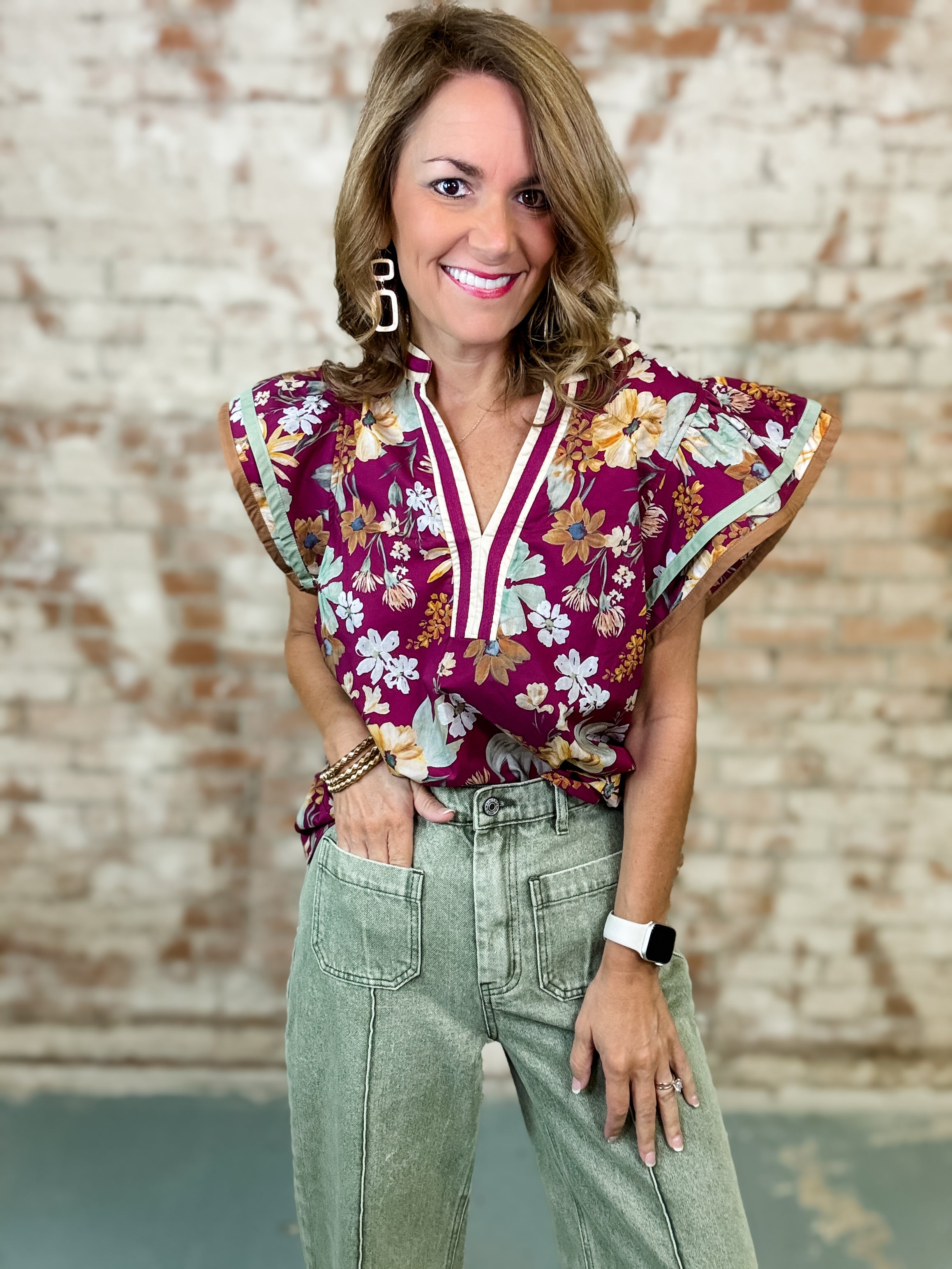 LaVonta Floral Top