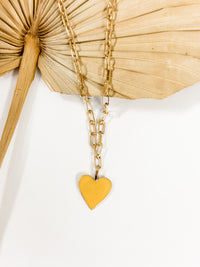 Sweetheart Gold Necklace
