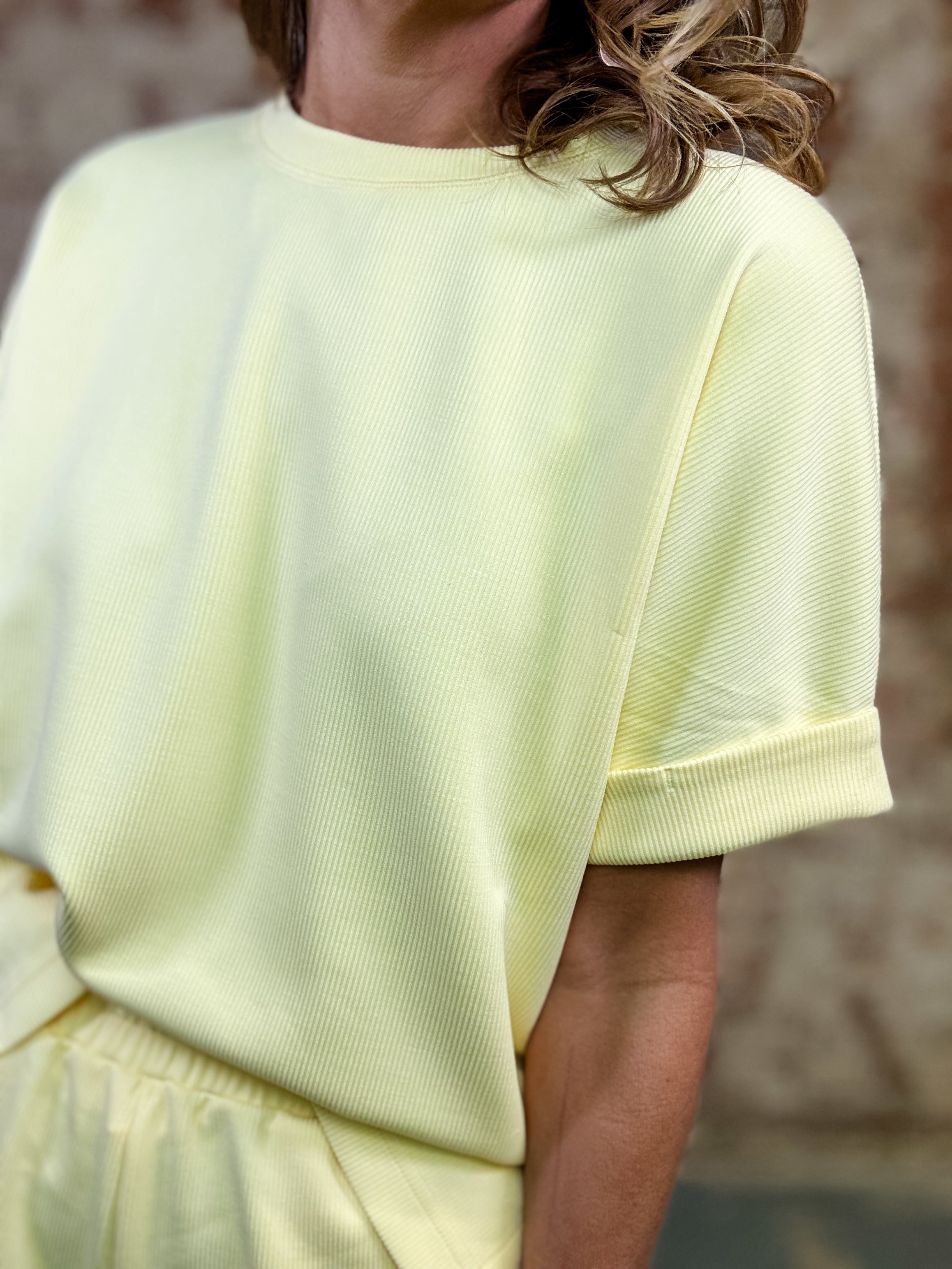 Bex Ribbed Short Set