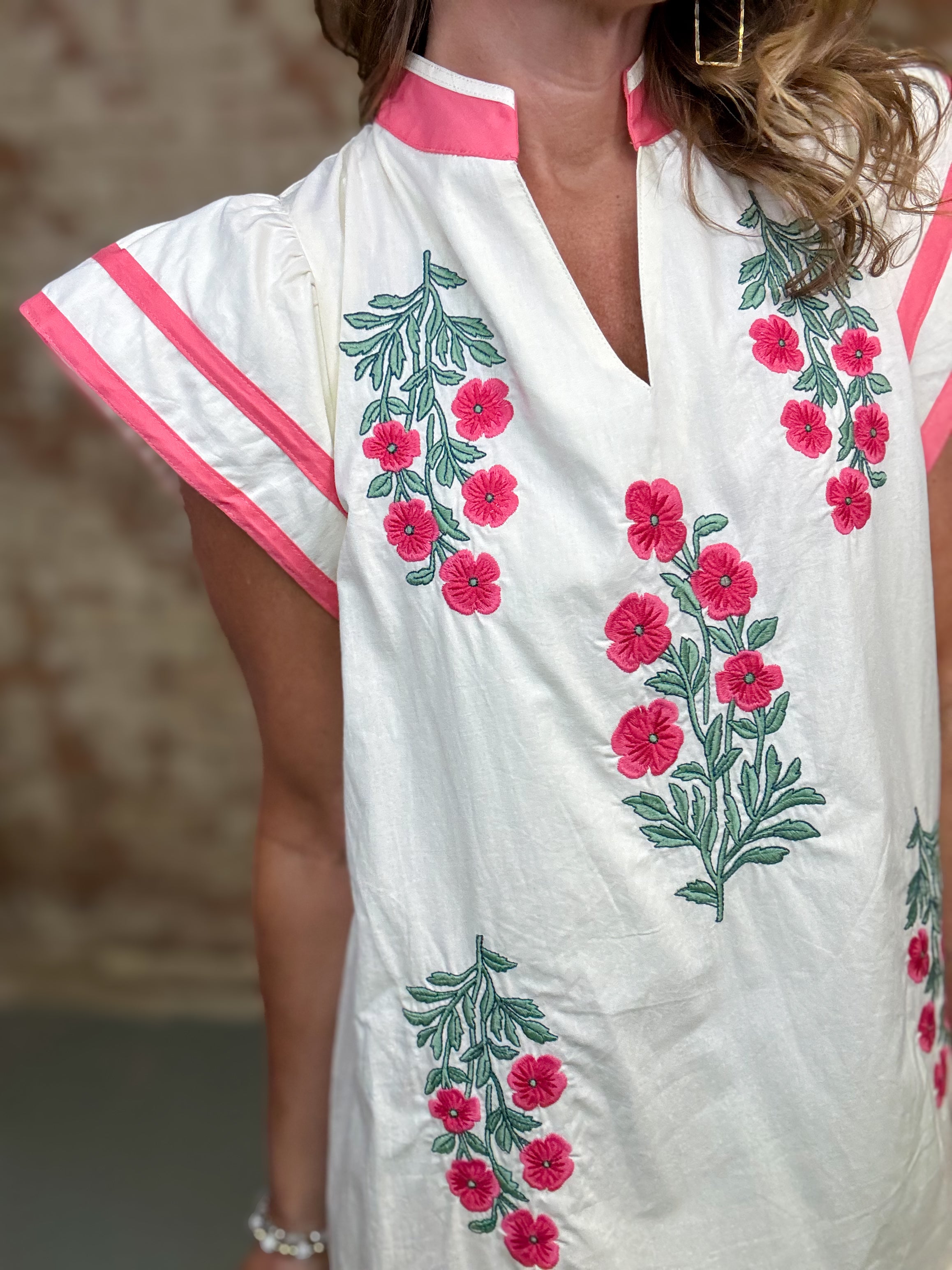 Krystal Embroidered Dress