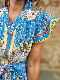 Tess Flutter Sleeve Dress