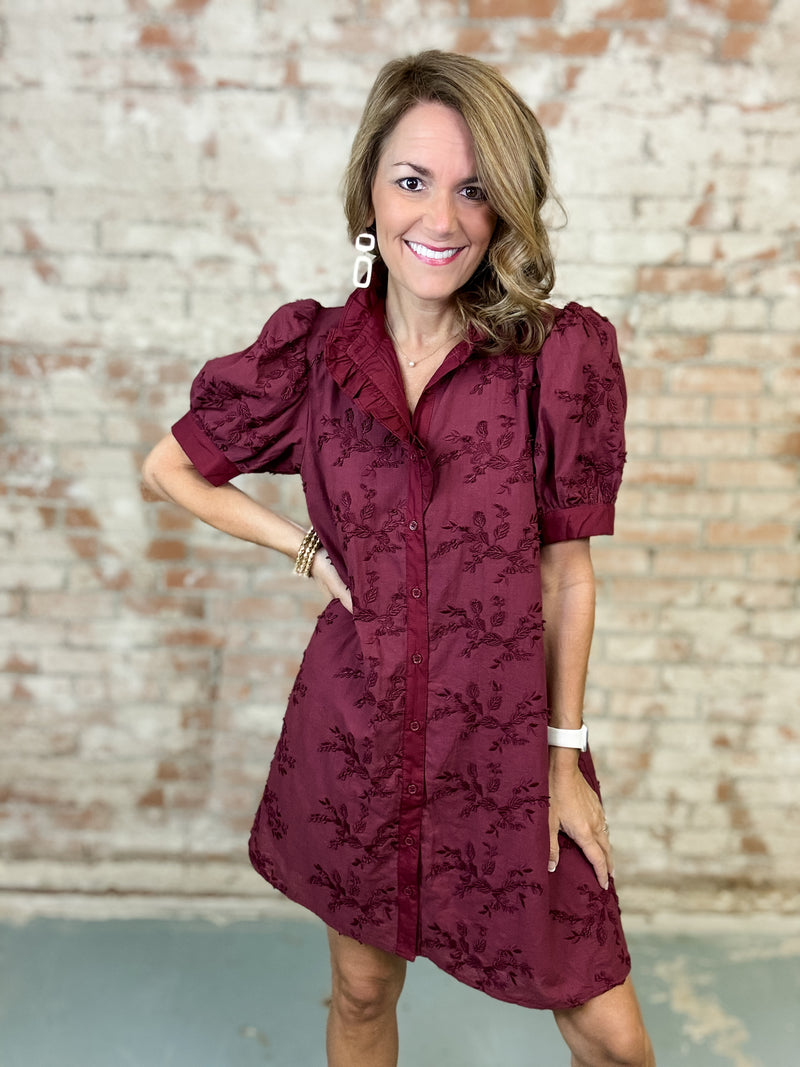 Camie Front Button Dress
