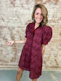 Camie Front Button Dress