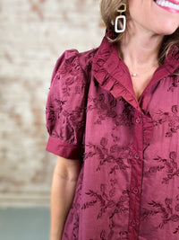 Camie Front Button Dress