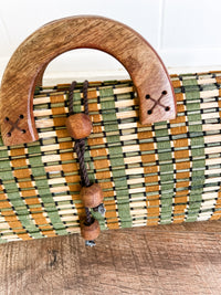 Kandra Bamboo Baguette Bag