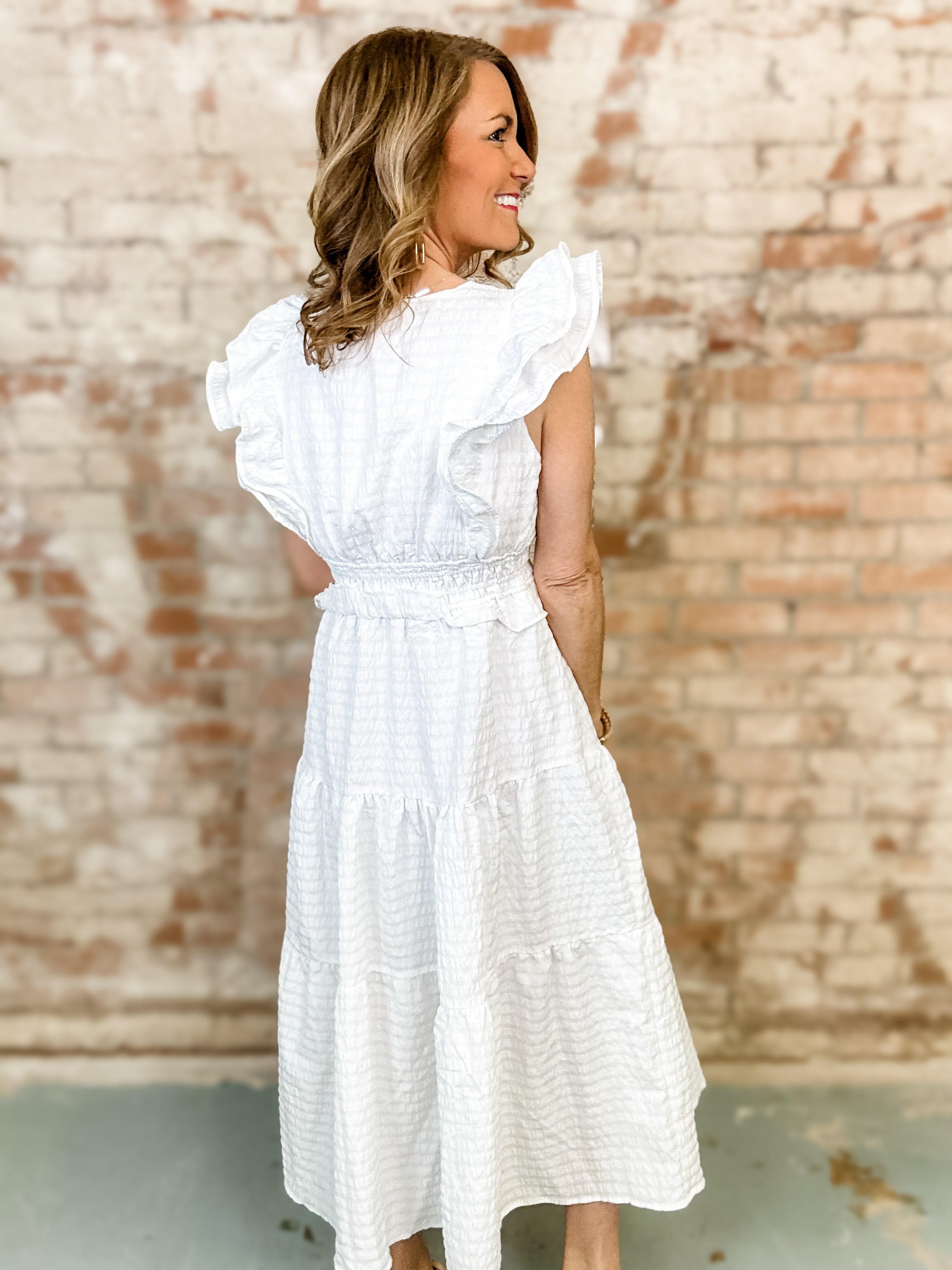 Shelia Ruffle Tiered Dress