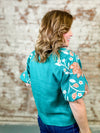 THML Bloom & Stripe Top