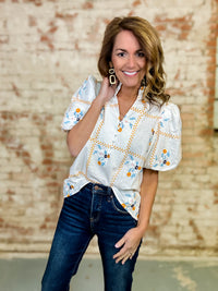 Lisandra Embroidered Top