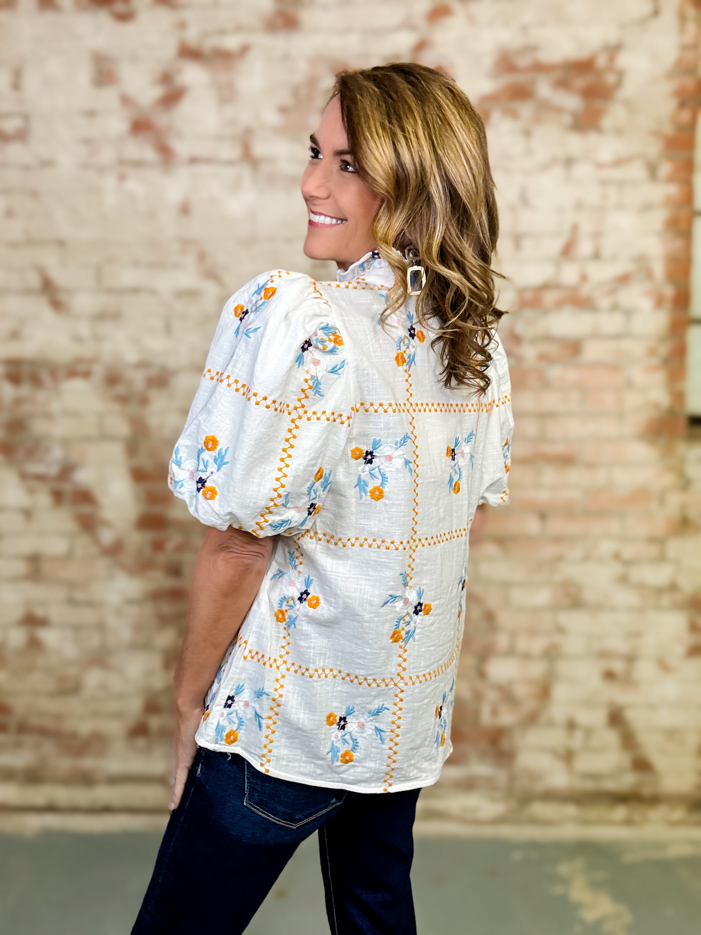 Lisandra Embroidered Top