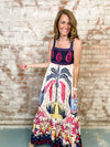 Sandy Tropical Print Dress