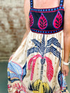 Sandy Tropical Print Dress