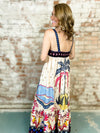 Sandy Tropical Print Dress
