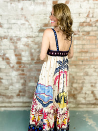 Sandy Tropical Print Dress