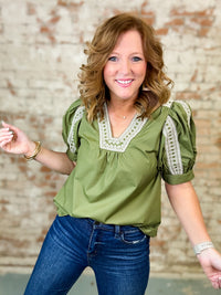 Toria Puff Sleeve Top
