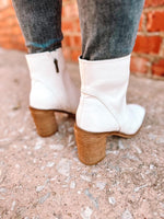 White Ankle Booties