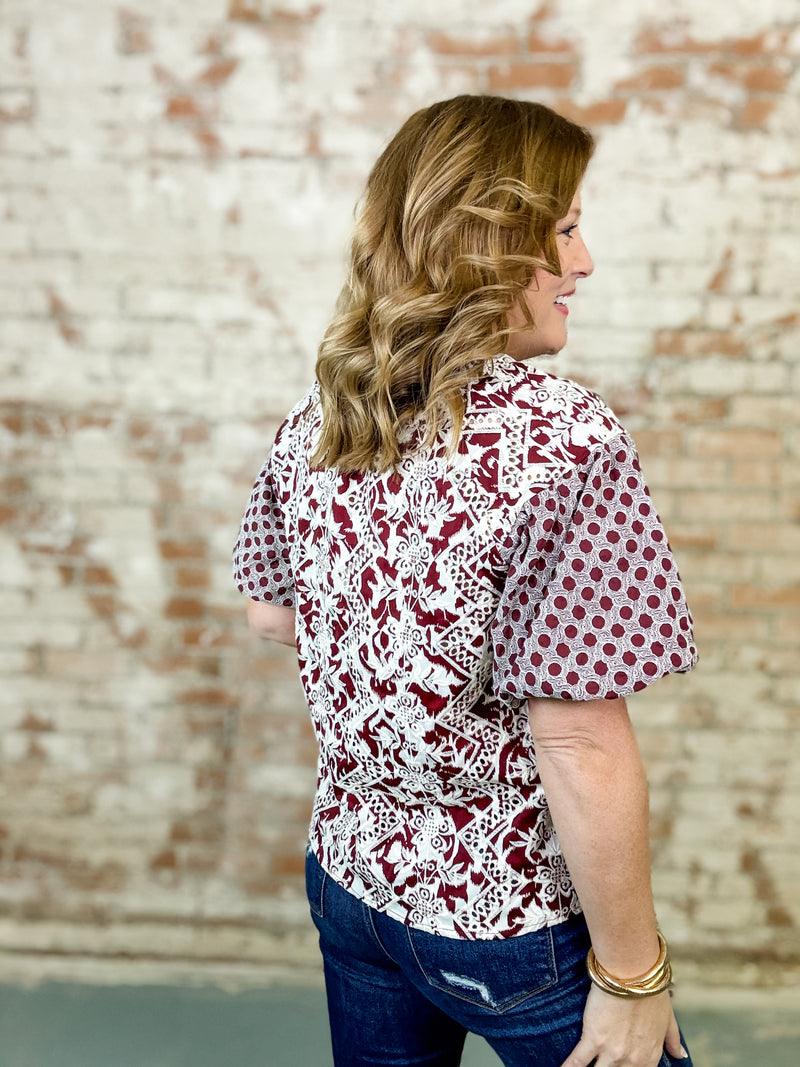 Tanya Embroidered Top