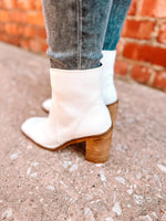 White Ankle Booties