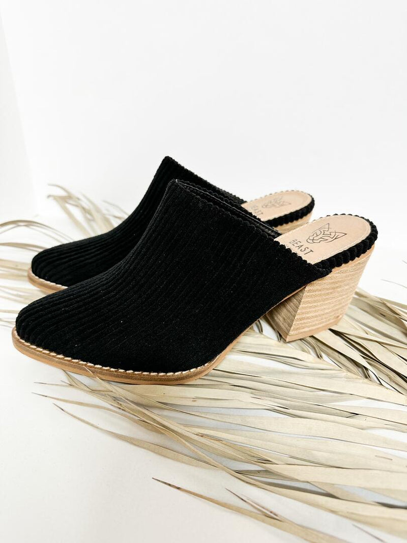 Black Corded Mule