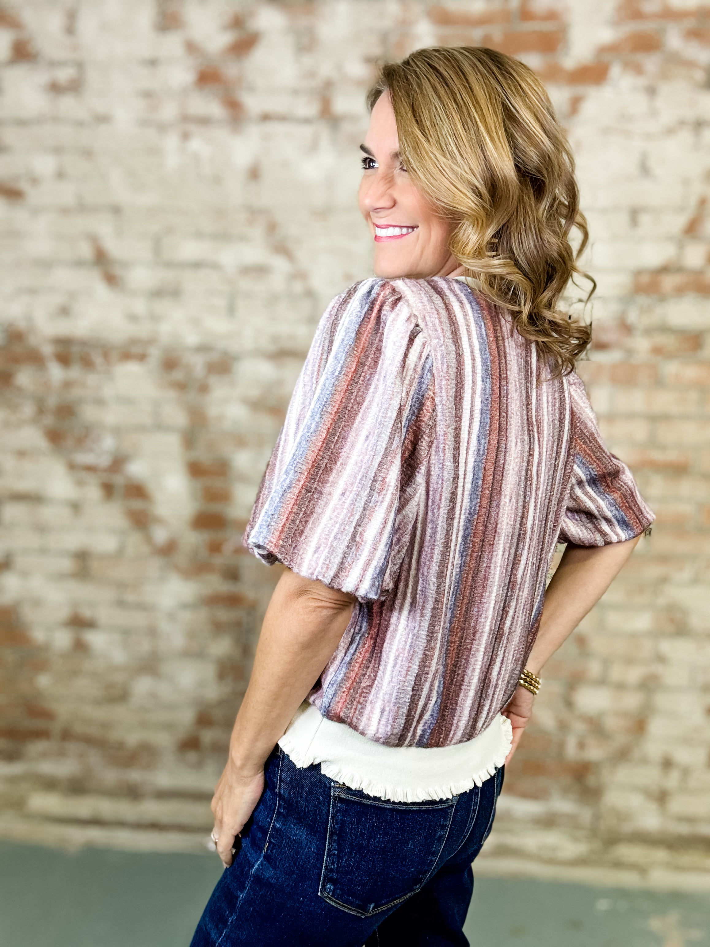 Vanderwerf Fringe Trim Top