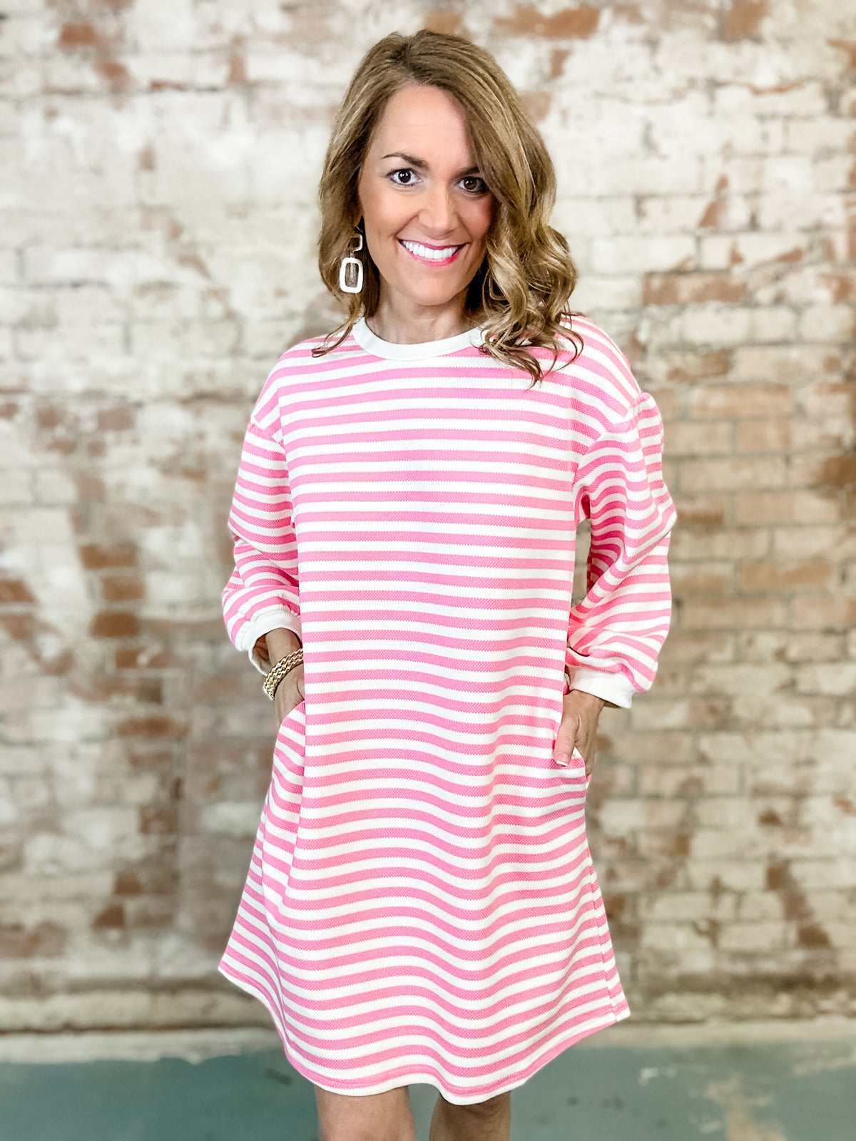 Cynthia Stripe Dress