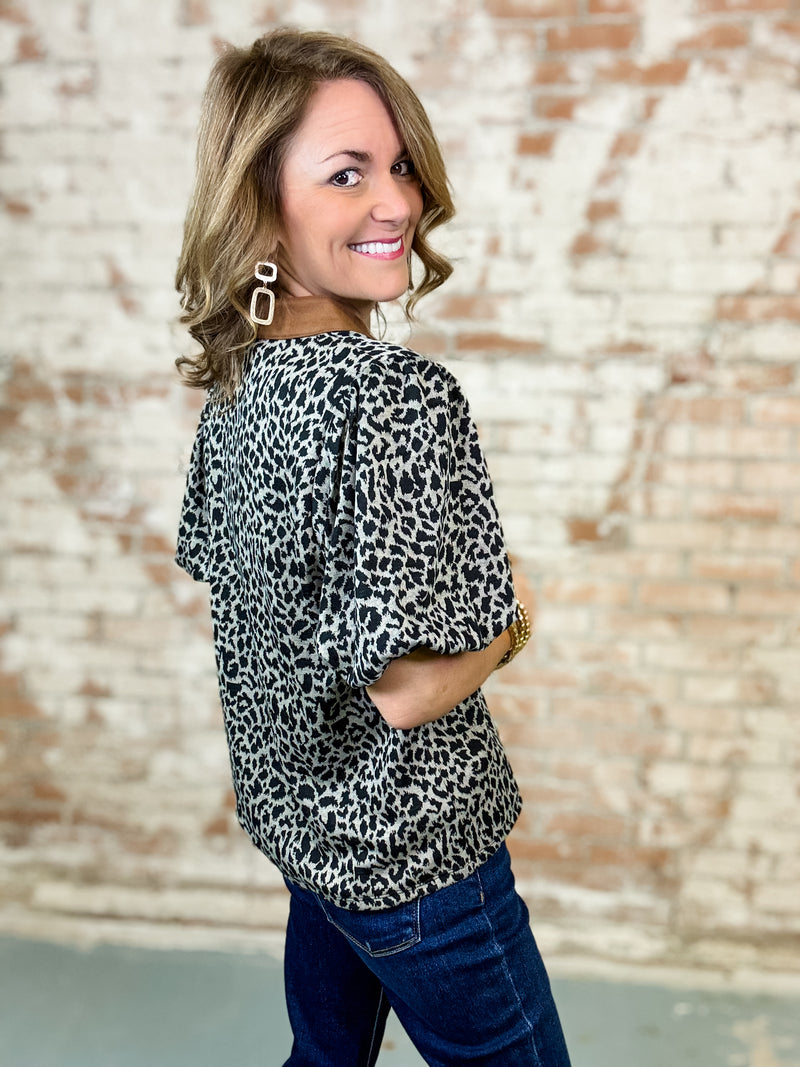THML Sherian Leopard Top
