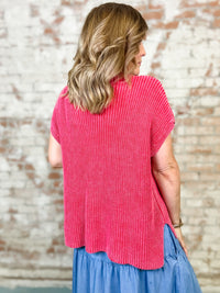 Tessa Mock Neck Knit Top
