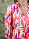 Adrianna Leaf Print Dress - FINAL SALE