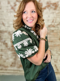 Coban Embroidered Top