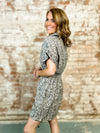 Gena Leopard Denim Romper